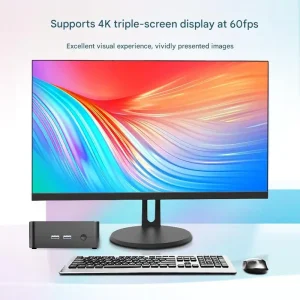 Original X74 Mini PC AMD Ryzen 5 7430U Windows 11 Pro Dual DDR4 PCIE3.0 M.2 SSD Wifi6 BT5.3 4K HD Office Desktop Gamer Computer
