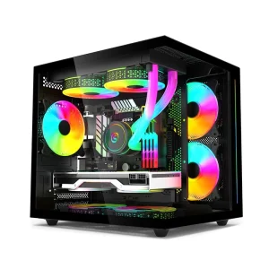 Best Price I9 Level Intel Xeon E5 2695 Cpu 12 Core 48g Ram 512g 1tb Ssd Rx580 8g Video Card Gaming Desktop Computers