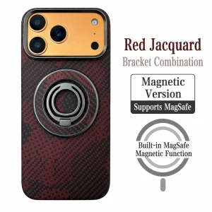 Real Aramid Fiber Case for iPhone 17 Pro Max, Ultra Thin, Lightweight Yet Strong, Carbon Fiber Style Shockproof Cover