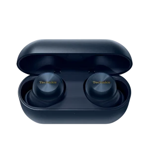 Technics EAH-AZ100 True Wireless Earbuds Hi-Fi Magnetic Fluid Driver 10mm Dolby Atmos Adaptive ANC Black Rubber Pods