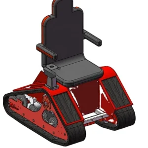 Manufacturer Wheelchair Electric Backrest Foldable Portable Track Wheelchair with Remote Control Motor Powered Wheelchair