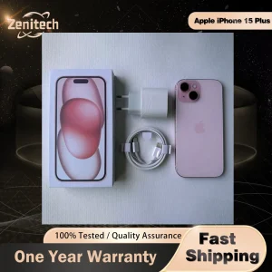 99% new iPhone 15 Plus 128/256GB ROM 6GB RAM Dual eSIM 6.7" OLED Face ID NFC A16 15Plus 15plus 5G Cellphone