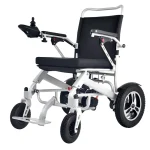 Portable Lightweight Electric Intelligent Folding Wheelchair with Motorized Rims Foldable Rehabilitation Equipment