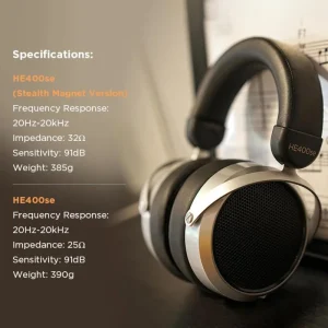 HIFIMAN HE400se Magnetic Headphones Over-Ear Open-Back Magnetic Earphone Orthodynamic Wired Hifi Headset Music Monitor Headphone