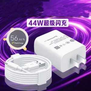 VIVO 44W Fast Charger EU US Power Adapter For Vivo Y29 Y28S Y27S Y58 Y38 Y77T Y36 Y35 iQOO Z9X Z8X Z7X Z7S Z1X + Type C Cable