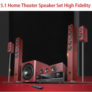 900W Home High-power 5.1 Home Theater Speaker Set High-fidelity HiFi Fever Floor Audio Combination Amplifier Speaker