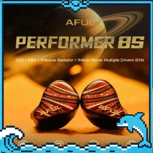 AFUL Performer 8S HiFi Earphones 1DD+6BA+1Passive Radiator+1Micro Planar In-ear Wired Headphone Music Earbud IEM AFUL P8S HiFiGo