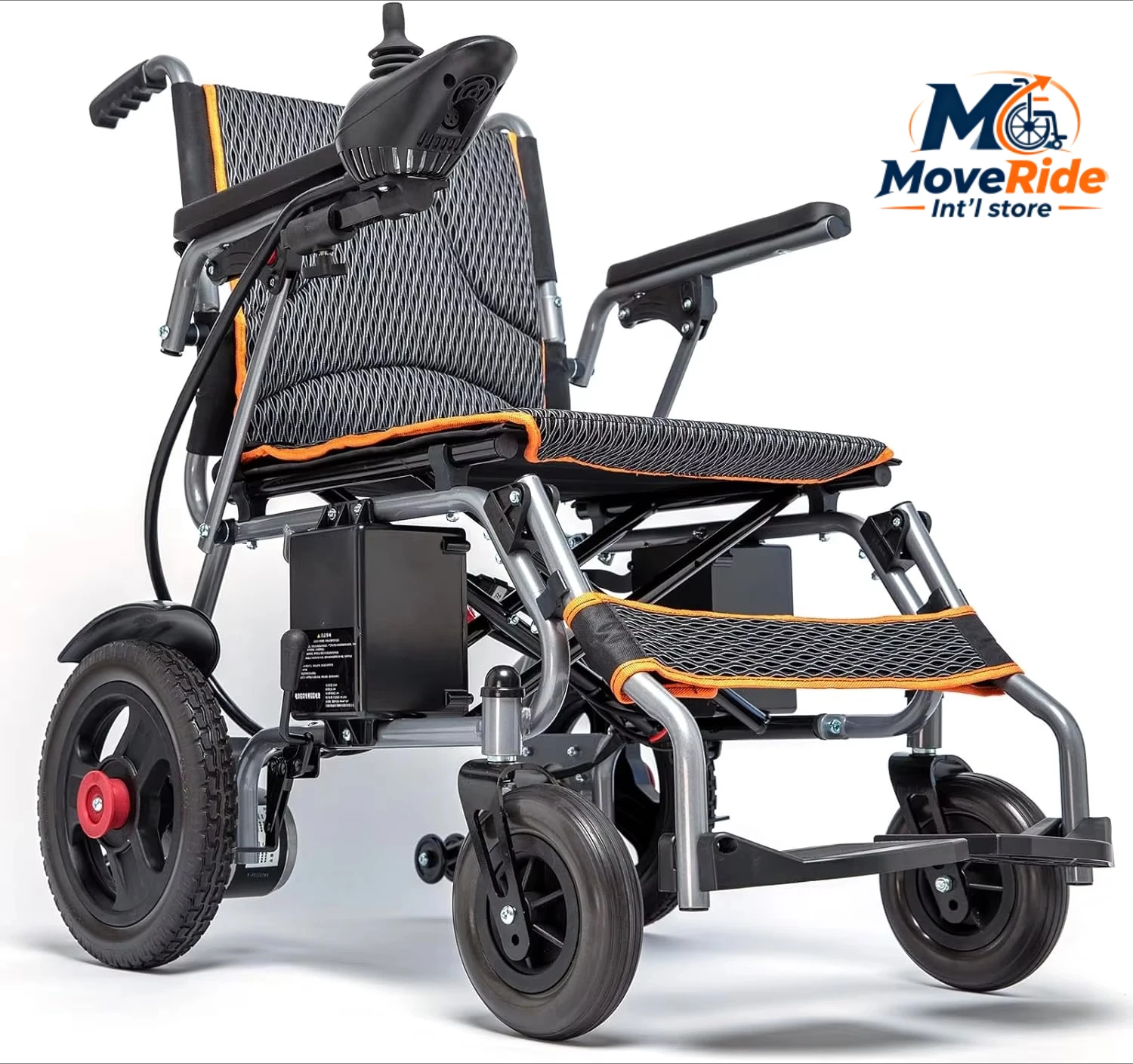 Electric Wheelchair for Adults Lightweight Foldable Power Wheelchairs All Terrain Motorized Wheelchair Airline Approved